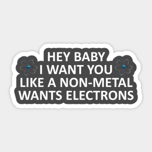 Non-Metal Element Atom Sticker